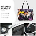 thumbnail image 3 of Disketp Colorful Wolf Head A Bolsa de Playa de Gran Capacidad, Bolso Impermeable y a Prueba de Arena para Mujer, Ideal para Playa, Piscina y Natación, 3 of 7