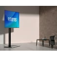 thumbnail image 2 of Fitueyes Universal Floor TV Stand with Swivel Mount, Suit for Max VESA 600X800 TV, For Large 50-80 Inches LED LCD Flat Screen TVs, 2 of 6