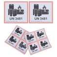thumbnail image 6 of ELAYARD 100 sheets Battery Labels Adhesive Stickers Transport Caution Warning Labels (UN3481), 6 of 6