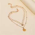thumbnail image 5 of Temperament Female Round Mesh Stereo Bee Earrings Silver Plated Necklace, 5 of 5