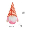 thumbnail image 3 of 2PC Valentine Decorations Indoor Tabletop, Valentine's Day Gnome Decor Gifts, Light up Gnomes Decorations, Cute Plush Doll Home Ornament for Wife Women Gifts, 3 of 6