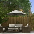 thumbnail image 2 of Outsunny Parasol de Patio Offset 8,5 Pi Rotation 360° Cantilever Parasol, 2 of 10