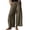 Army Green, variant on Womens Lace Trim Wide Leg Pants Drawstring Elastic High Waisted Flowy Pants 2026 Casual Lightweight Trousers with Pockets Camel XXL