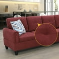 thumbnail image 2 of AYCP Furniture Sectional Sofa 3 Pieces L-Shape Sectional Sofa Set, 2 of 5