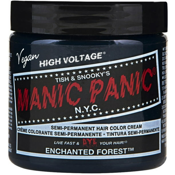 Manic Panic Semi-Permanent Hair Color Creme, Enchanted Forest, 4 oz -  
