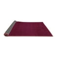 thumbnail image 2 of Ahgly Company Indoor Round Abstract Purple Contemporary Area Rugs, 7' Round, 2 of 4