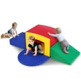 thumbnail image 1 of VEVOR Toddler Climbing Toys Indoor, 5 Piece Climb, Crawl and Tunnel Soft Play Equipment, Foam Climbing Toys, Kids Tunnel Maze with Stairs and Ramp,Indoor for Preschoolers Easy to Clean (Assorted), 1 of 9