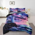 thumbnail image 2 of Erosebridal Marine Coastal Bedding Sets Queen with Comforter, Lighthouse Duvet Insert, Mystic Starry Sky Decor, Super Cozy, 2 of 8