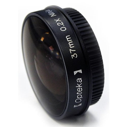 Opteka Platinum Series 0.2X Low-Profile Ninja Fisheye Lens for 27mm Camcorders