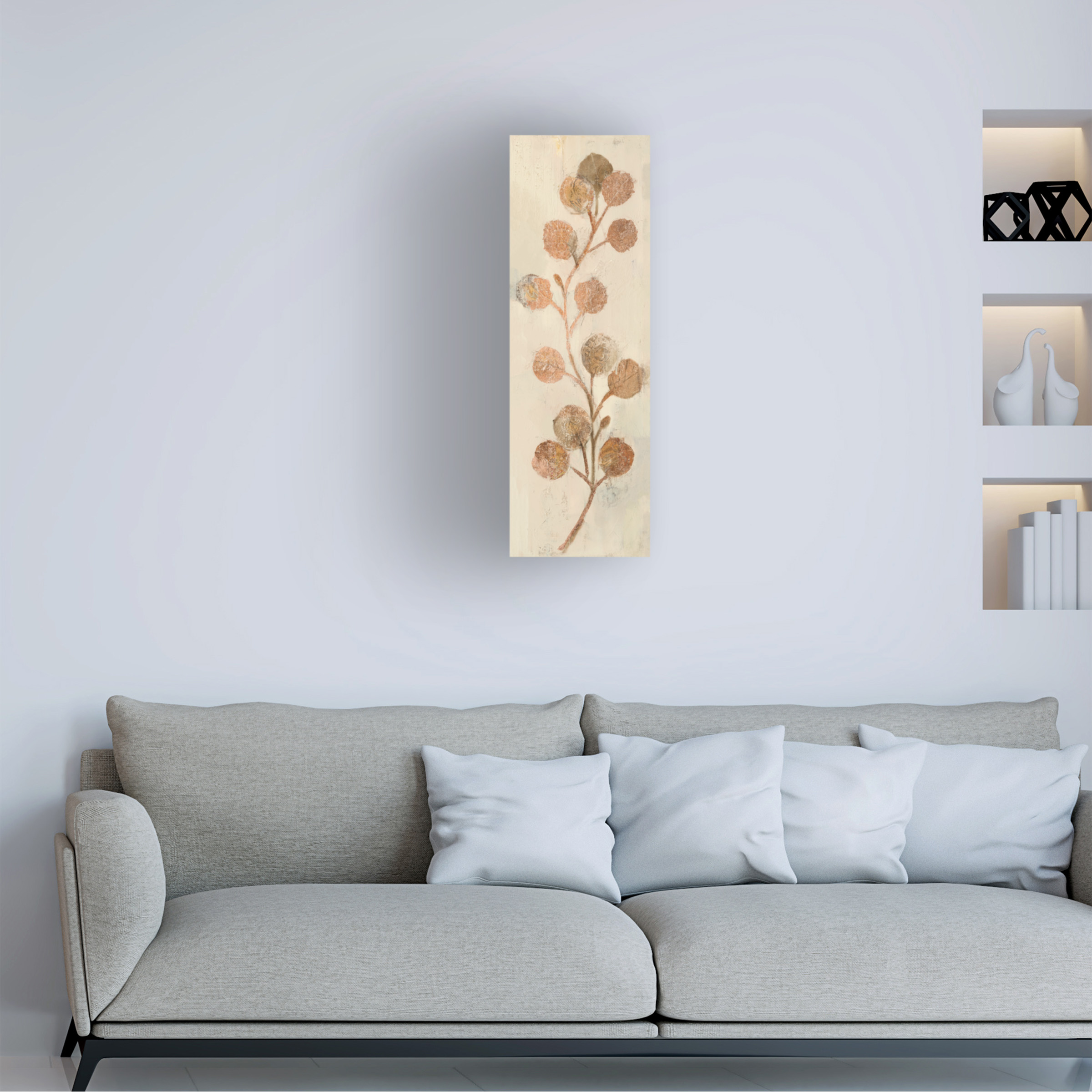 Trademark Fine Art 'Shimmering Iv Neutral' Canvas Art by Albena Hristova