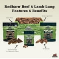 thumbnail image 6 of Redbarn Choppers Beef Lung Chews for Dogs - Natural High-Protein Single Ingredient Treat - 9. oz (Case of 8 Bags), 6 of 11