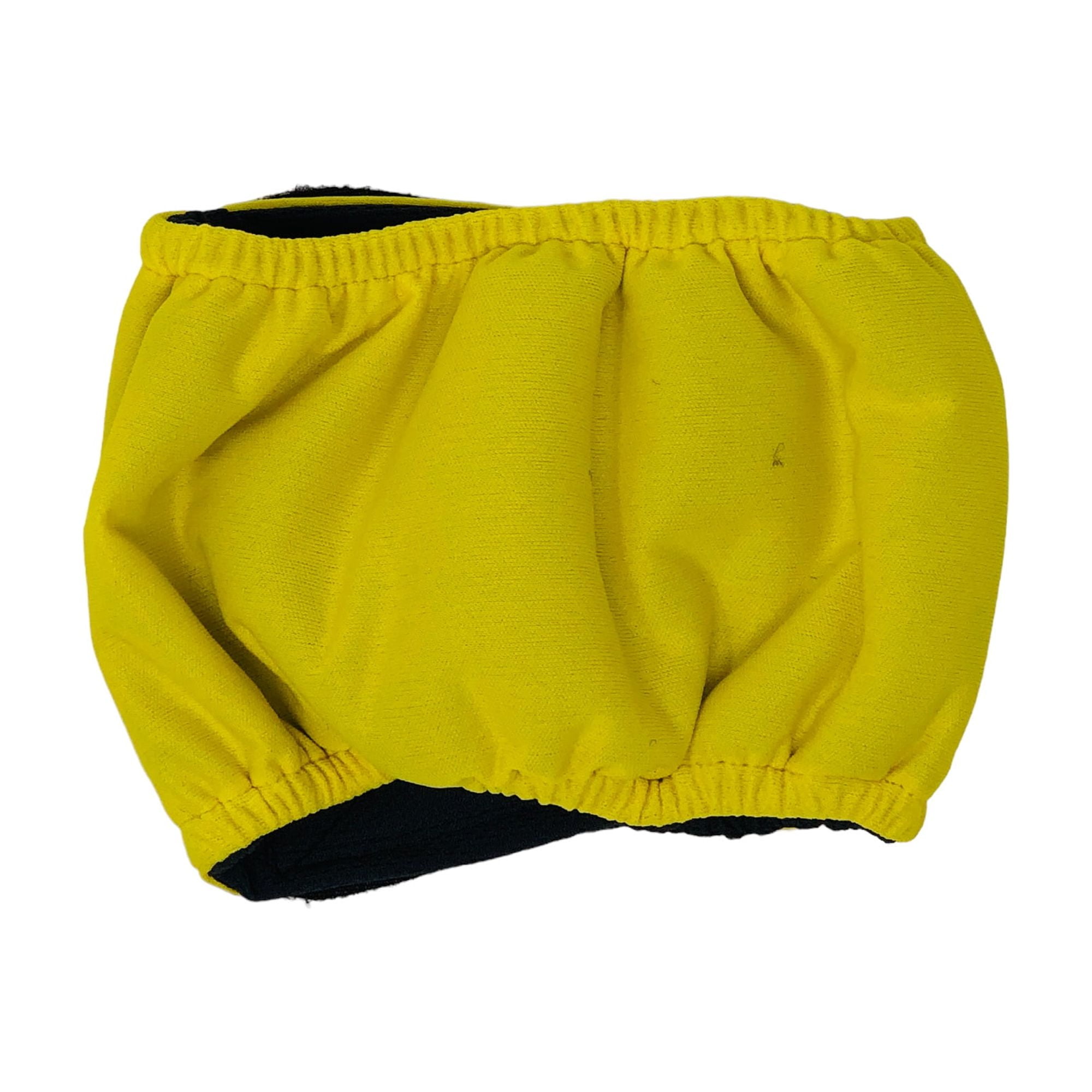 Barkertime Lemon Yellow Waterproof Washable Dog Belly Band Male Wrap - Made in USA