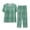 Green, variant on Womens 2 Piece Sets Casual Summer Sets Thin New Solid Color Short Sleeved Crew Neck Pants Pocket Set