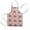 Pink Christmas Red, variant on Pink Christmas Red Truck and Snowman Pattern Kids Aprons for Girls and Boys,Adjustable Neck Strap Toddler Aprons for Kids Cooking Baking
