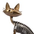 thumbnail image 4 of Tignapoo Handcrafted Iron Cat Sculpture - Elegant Spring Design Home Decor - Unique Metal Art Piece for Living Room or Gift, 4 of 4