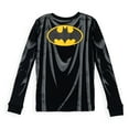 thumbnail image 5 of DC Comics Justice League Batman Little Boys Cosplay Pullover Pajama Shirt Pants Sleep Set Toddler to Big Kid, 5 of 5