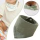 thumbnail image 1 of Babero, paño para eructar, cómodo, triangular, de algodón, agradable para la piel, bandana, babero antibabas, unisex, para bebés, babeo, dentición, ni Verde oscuro, 1 of 8