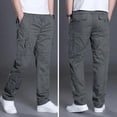 thumbnail image 3 of Summer Autumn Fashion Men Pants Casual Cotton Straight Joggers, 3 of 11