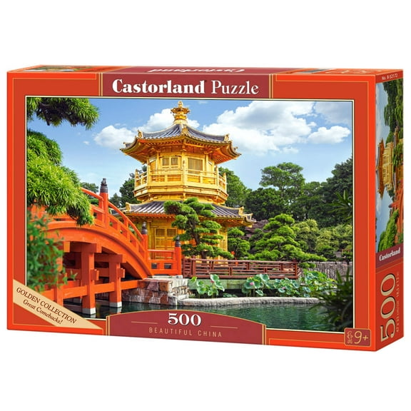 500 Piece Jigsaw Puzzle, Beautiful China, Nan Lian Garden in Hong Kong, Adult Puzzle, Castorland B-52172