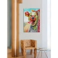 thumbnail image 3 of Breezy Dog II Painting Print on Wrapped Canvas, 3 of 7