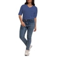 thumbnail image 5 of Women Casual Short Sleeve Realxed Fit Basic T-Shirt Tops, 5 of 6