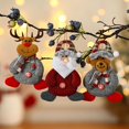 thumbnail image 5 of Xmas Plush Doll Decorations Hanging Christmas Tree Pendants for Holiday Home Party Decor,Santa Claus/Snowman/Reindeer/Bear, 5 of 5