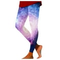 thumbnail image 2 of Clearance! Manxivoo Womens Activewear Yoga Pants Galaxy Costume Women Colorful Leggings Fancy Costume Glitter 3D Printing Costume For Women S-3XL, 2 of 4
