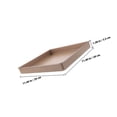 thumbnail image 2 of Minkissy Nonstick Baking Tray Golden Carbon Steel for Baking Toast 1Pcs, 2 of 8
