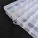 thumbnail image 2 of Naiovety Caja de almacenamiento de joyería de 36 rejillas Estuche de exhibición transparente Organizador de empaque de clip para el cabello Almacenamiento y organización del hogar, 2 of 6