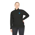 thumbnail image 3 of Yin-Yang - Blue - Unisex Quarter-Zip Pullover, 3 of 4