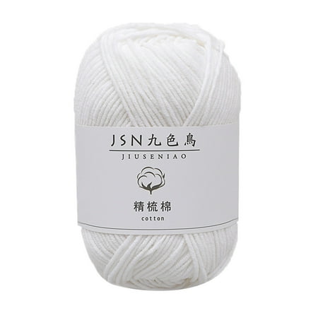 

solacol Milk Cotton 4 Strands Baby Line Diy Doll Cotton Thread Crochet Baby Wool