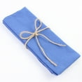 thumbnail image 1 of Granjero Gordo Servilletas de algodón, 2 piezas, servilletas de tela suaves para la cena, 11,81" × 17", servilletas de mesa rústicas para decoración de mesas de bodas y fiestas, azul oscuro, 1 of 5