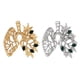 thumbnail image 2 of Broches de disfraces Perfecl Insignias de ropa Hoja y corazón, 2 of 8