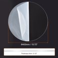 thumbnail image 2 of Unique Bargains Acrylic Sheet Circle Round Disc,Clear,3mm Thick,16' Diameter,Acrylic Round Sheet(400mm), 2 of 3