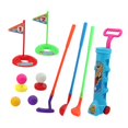 thumbnail image 1 of Juego de golf para niños de 12 piezas, juguete educativo con pelotas y palos de golf para niños y niñas. Azul, 1 of 9