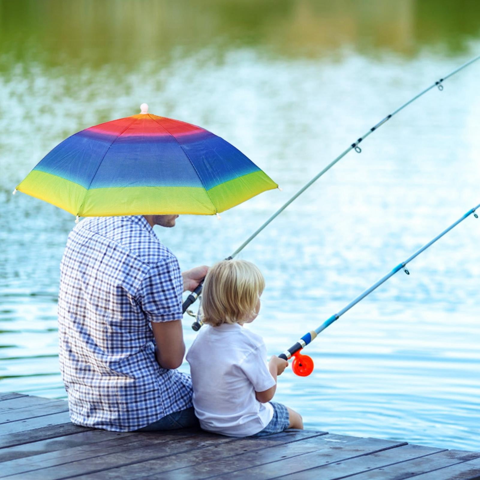 YLSHRF Kid Umbrella Hat, Lovely Fishing 