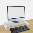 thumbnail image 2 of CIYISON Desktop Computer Monitor TV Display Acrylic Riser Stand Rack Office Laptop Riser, 2 of 9