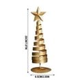 thumbnail image 3 of Clearance Christmas Decoration 3.12In Iron Pentagram Ornament Mini Christmas Decoration Desktop Arrangement Christmas Tree Decoration Props, 3 of 5