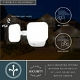 thumbnail image 4 of Vaxcel - Theta - 24W 2 LED Outdoor Security Light In Contemporary Style-5.25, 4 of 12