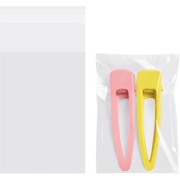 Self Sealing Cellophane Bags Self Adhesive,2x3 Inches Clear Resealable Cellophane Bags 200Pieces (Mini Size)