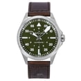 thumbnail image 1 of Hamilton Khaki Aviation Pilot Leather Strap Green Dial Automatic H76305560 100M Men's Watch, 1 of 3