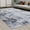 Light Gray, variant on Shaggy Area Rug, Modern Tie Dye Indoor Plush Carpet for Bedroom Living Room, Faux Fur Fluffy Area Rug