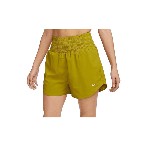 NIKE WOMENS DRI-FIT HIGH-WAISTED 3" BRIEF-LINED SHORTS Womens "Moss" DX6642 390 DX6642 390 from Stadium Goods