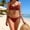 Red, variant on Women's Cheeky Bikini Set 2 Piece String High Cut Swimsuits Lace Up Tie Side Bathing Suits O Ring White