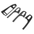 thumbnail image 2 of LAFGUR Door Sticker, Door Armrest Panel Cover Trim Carbon Fiber Carbon Fiber Sticker Glass Panel, Lightweight For Auto Car, 2 of 8