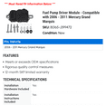 thumbnail image 2 of Fuel Pump Driver Module - Compatible with 2006 - 2011 Mercury Grand Marquis 2007 2008 2009 2010, 2 of 2