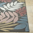thumbnail image 3 of Livabliss Outdoor Rugs, 5x7 Lakeside Coastal Charcoal Area Rug for Patio, Porch, Deck, Backyard, Waterproof Indoor Outdoor Carpet (5'3" x 7'), 3 of 7