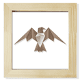 thumbnail image 1 of Aigle Géométrique Origa Motif Carré Cadre Photo Mur Présentoir de Table, 1 of 3