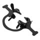 thumbnail image 1 of Black Dental Cheek Retractor C Shape Mouth Opener Professional Mouth Opener Retractors S, 1 of 4