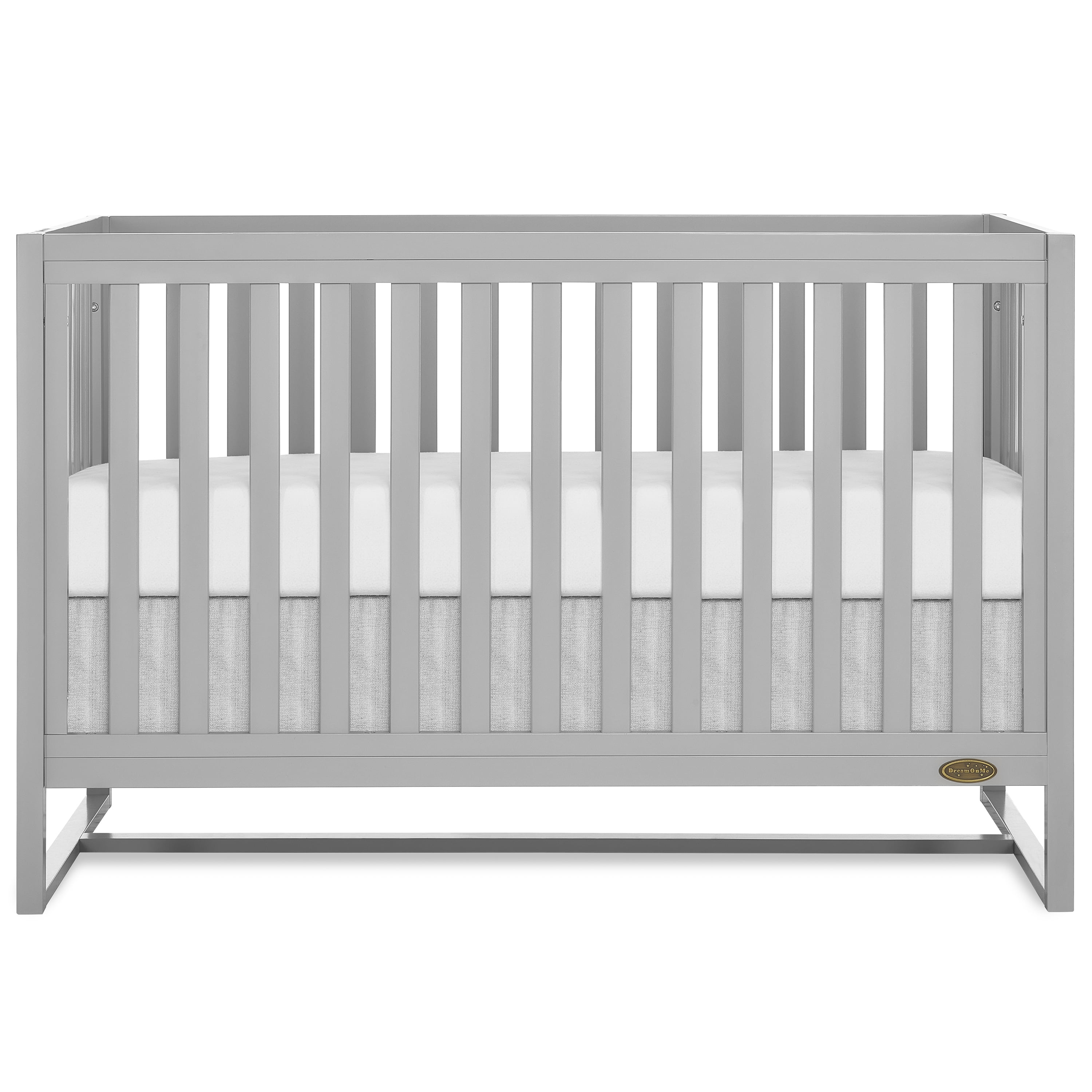 Dream On Me Nursery Bundle of Dream On Me Arlo 5-in-1 Convertible Crib, Dream On Me Arlo Changing Table, with a Dream On Me Honeycomb Orthopedic Firm Fiber Standard Crib Mattress, Pebble Grey